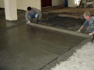 Технология укладки бетонной стяжки